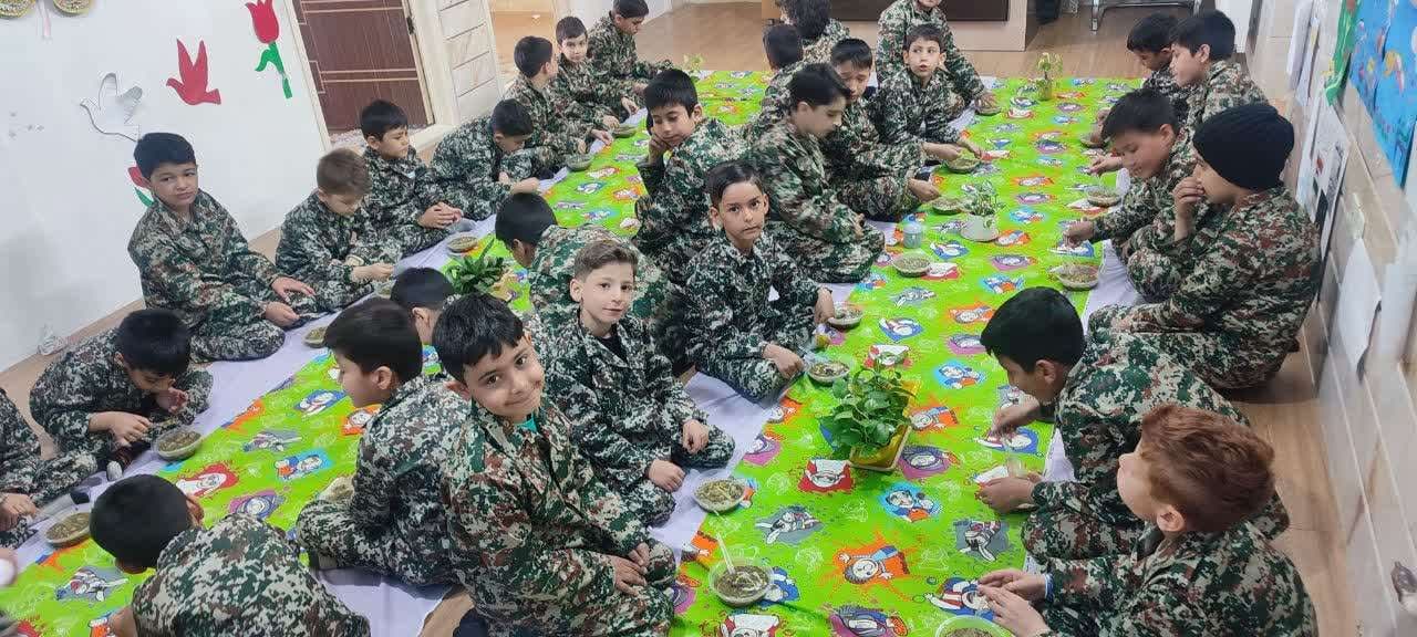 جشن نیمه شعبان و پخت آش نذرظهور
