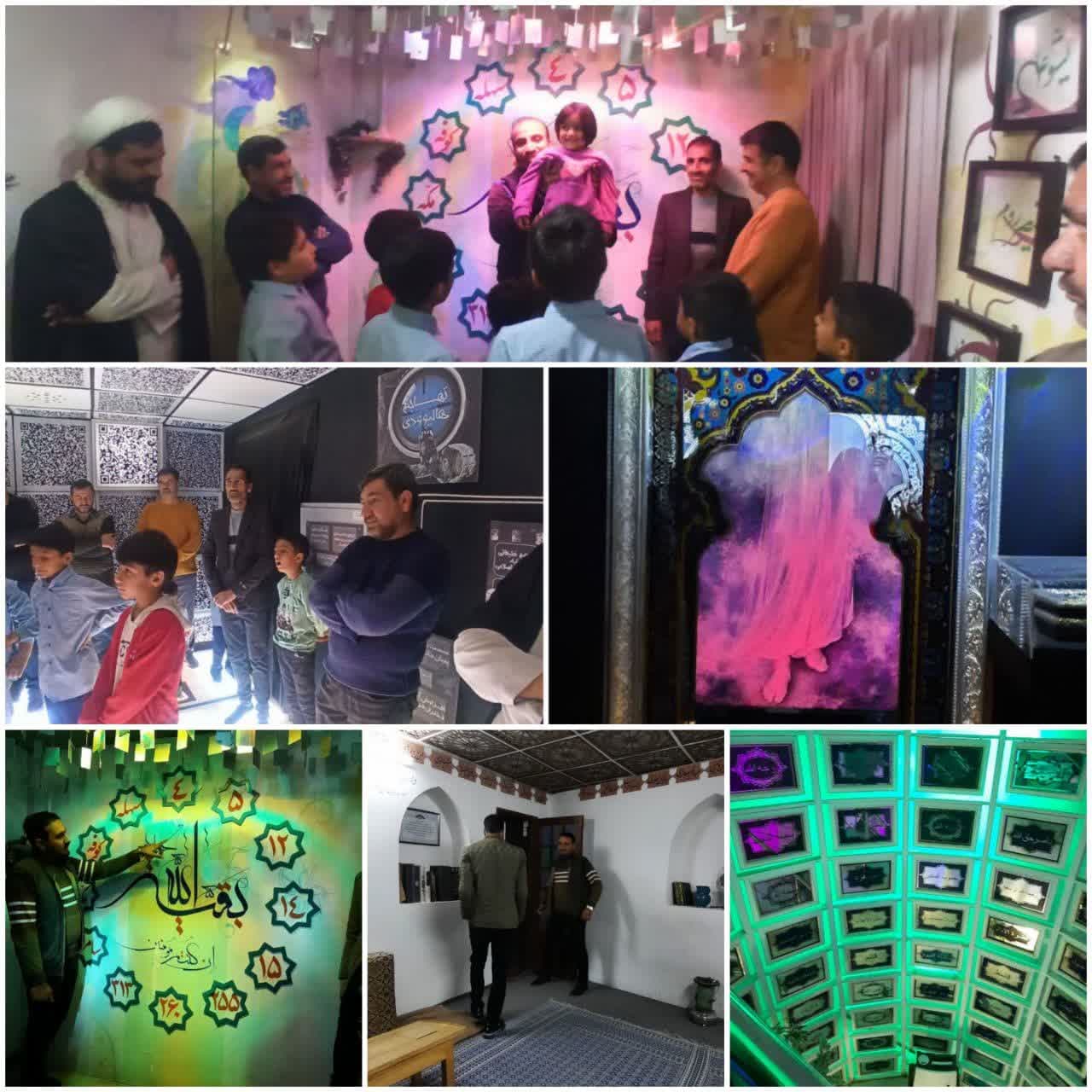 بازدیدخانوادگی پدر،مادر فرزندی ازنمایشگاه بنیادمهدویت (آینده پژوهی)اصفهان