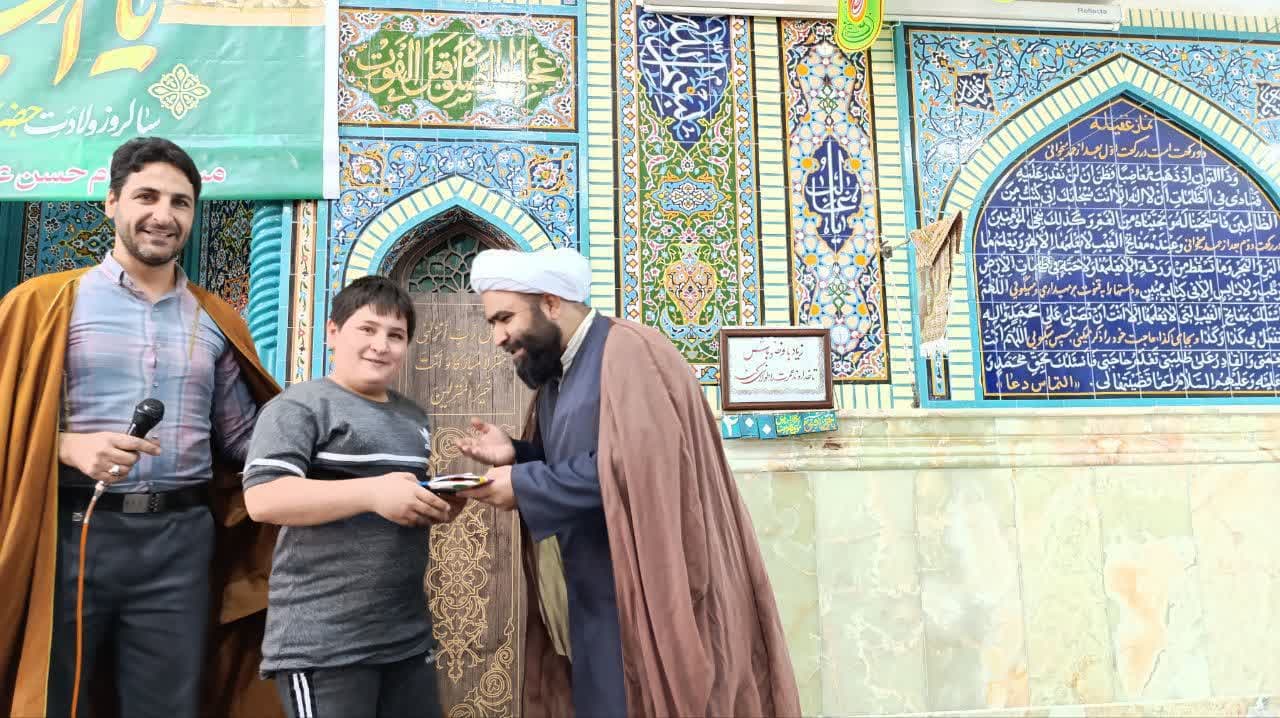 حضور گل پسران عزیز در مراسم معنوی اعتکاف